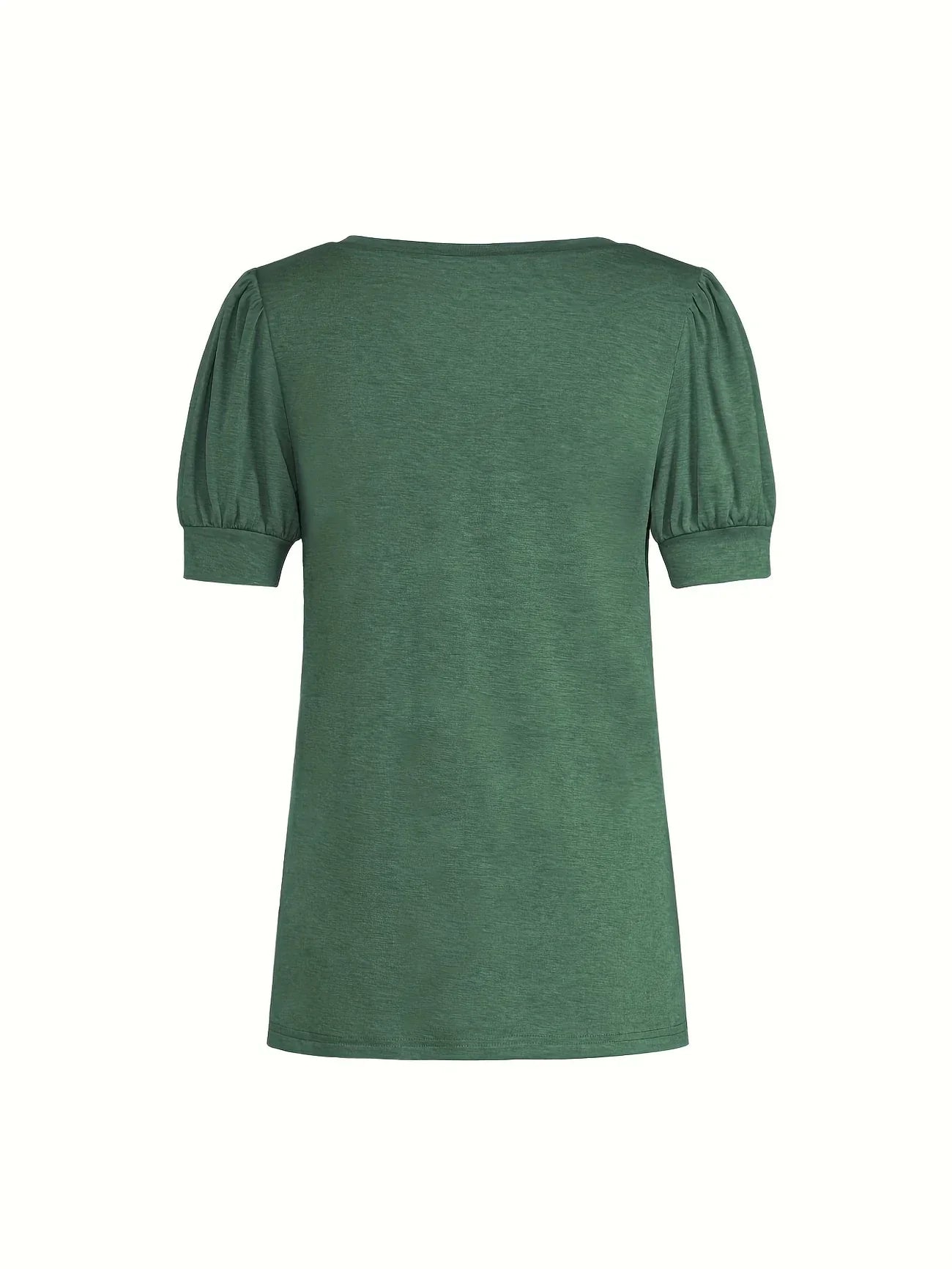 Åndbar T-shirt i Bomuld med Petalærmer