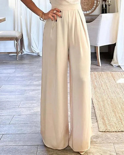 Madelyn | Jumpsuit med vandfaldudskæring - DK