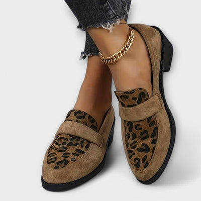 Karla | Elegante Dame Sko med Leopardprint