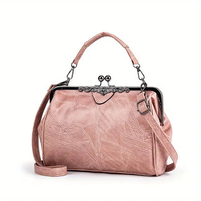 Livs Geometriske Crossbody-Taske i Retro-Look