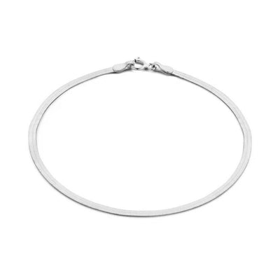 Soleil Slange Armbånd | Hvidguld 14k