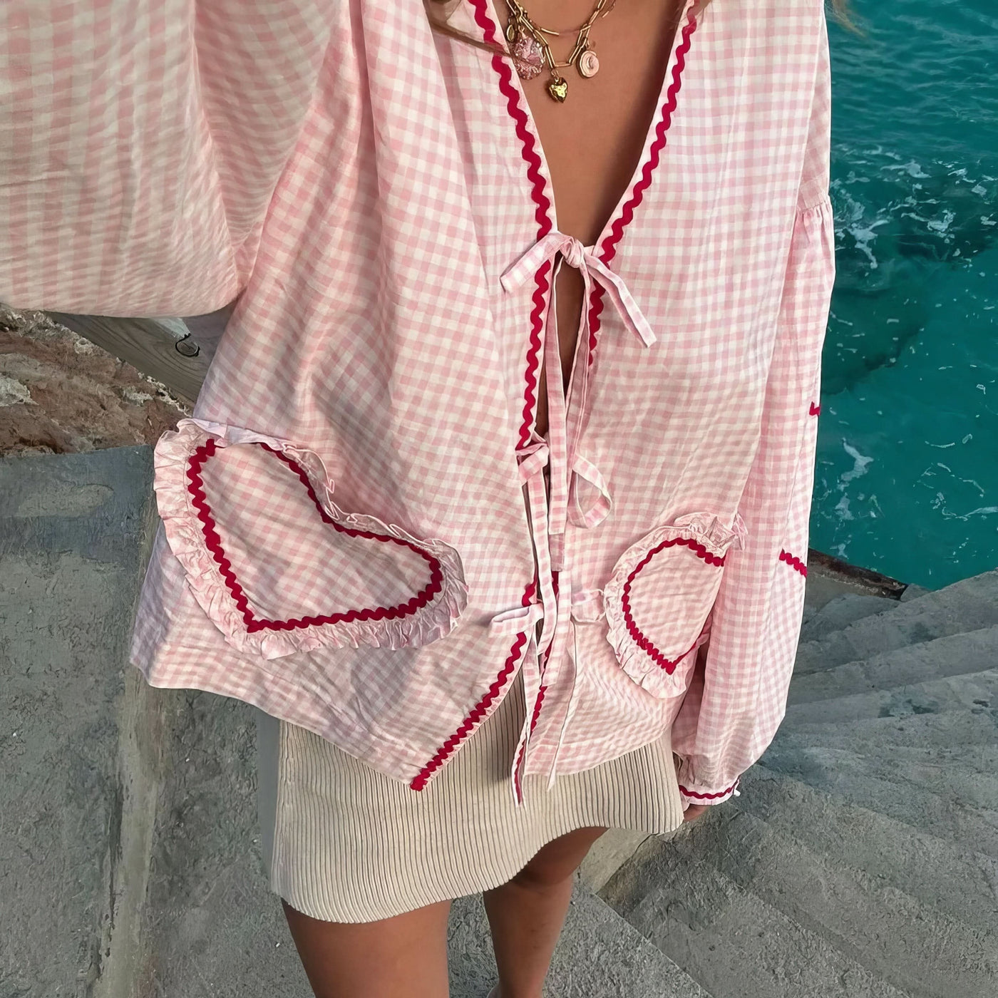Bluse Hjerte Tro - DK