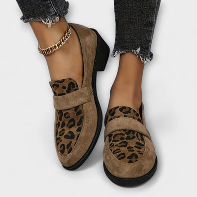 Karla | Elegante Dame Sko med Leopardprint
