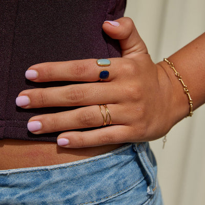 Infinity Loop Uendelighedsringen | Guld 18k