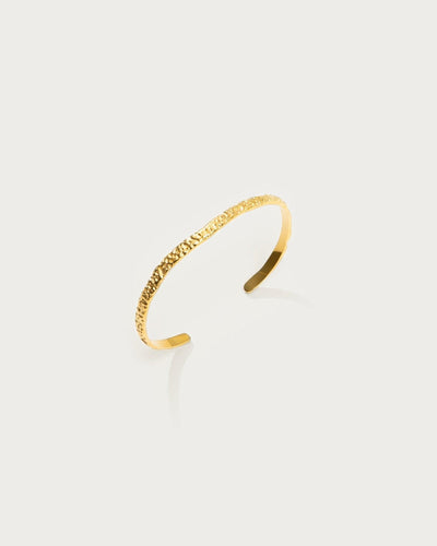 Gul Tekstureret Armbånd