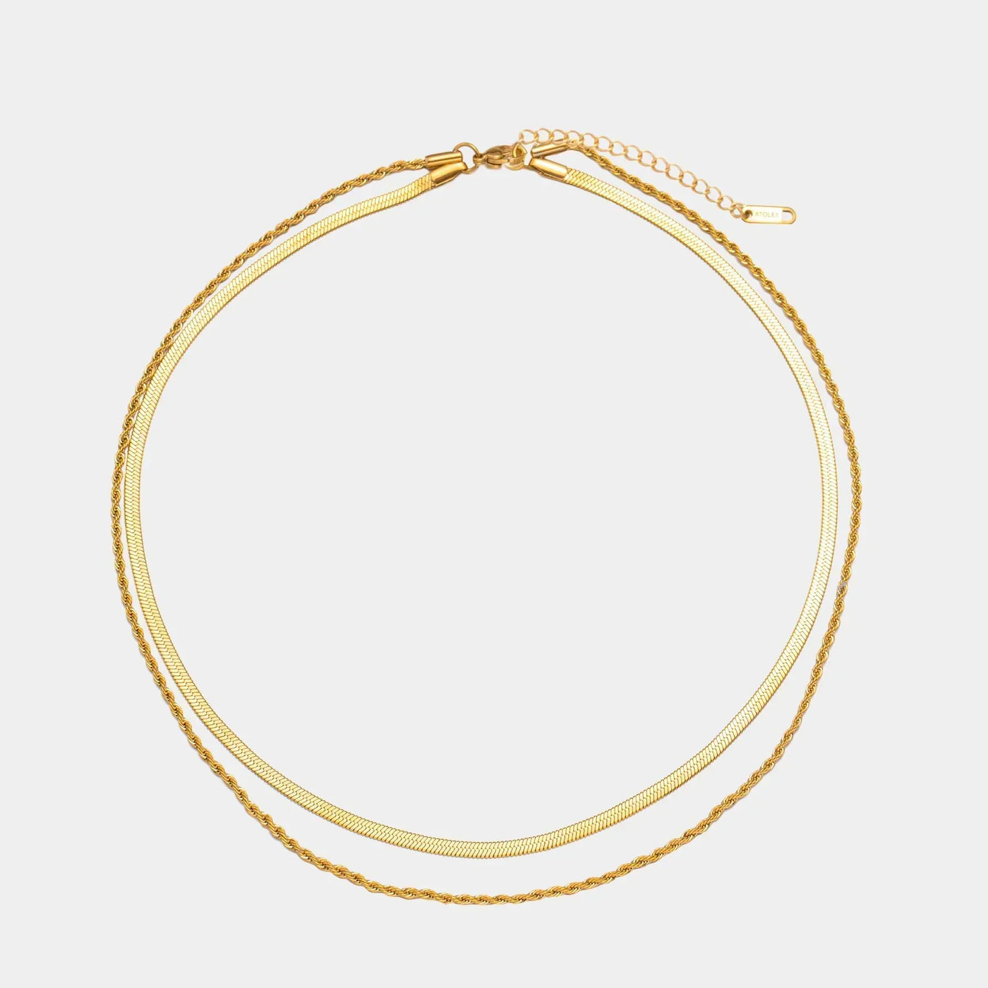 Hailey Flerlags Halskæde | 18k Guld