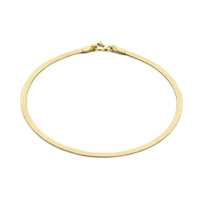 Soleil Slange Armbånd | Hvidguld 14k