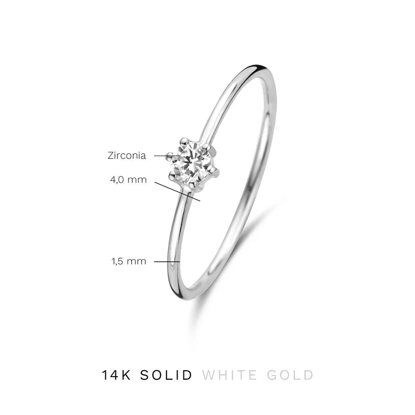 Abella Maris Ring | Hvidguld 14k