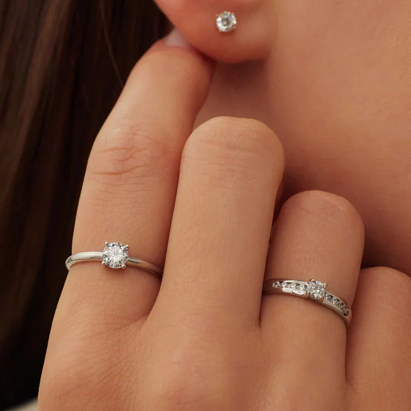 Mira Castelle Ring | Hvidguld 14k