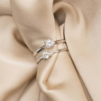 Mira Castelle Ring | Hvidguld 14k
