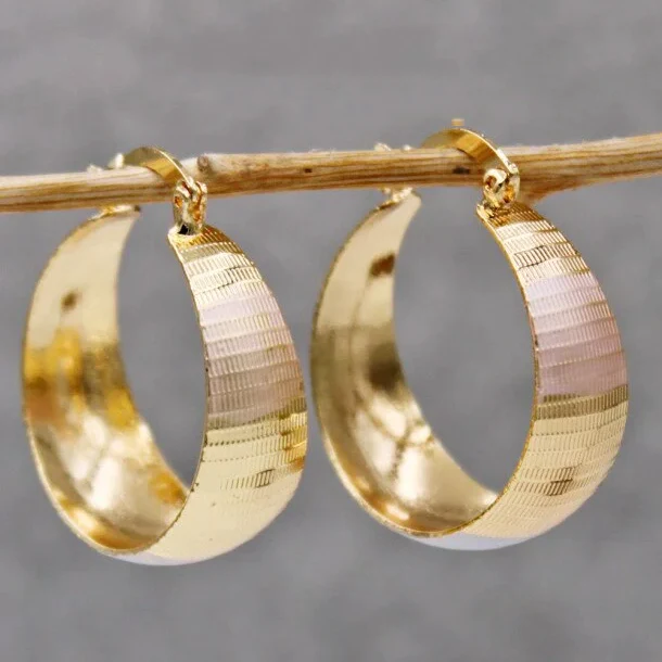 Luxe Elegance Guld Øreringe