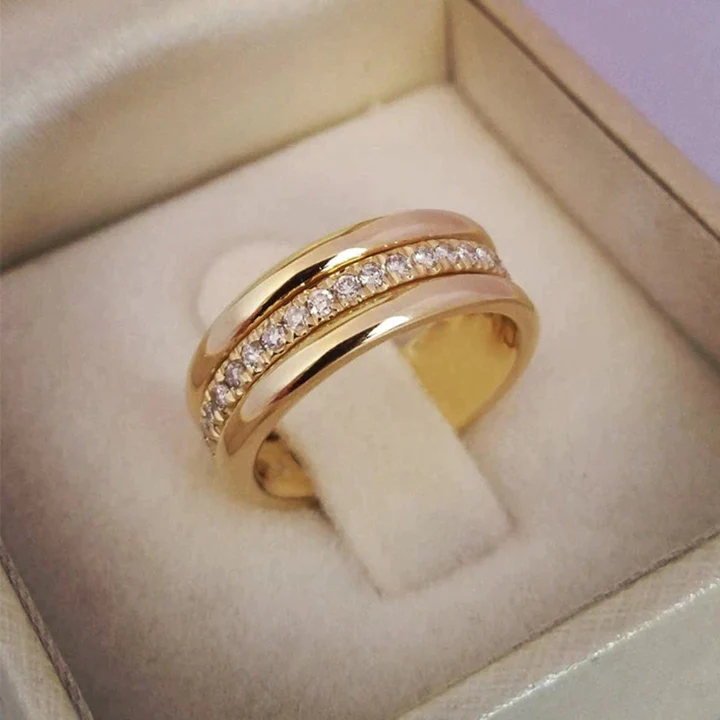Sarah - Vintage Zirconia Indlagt Ring