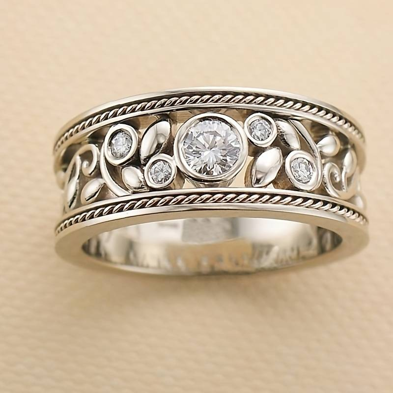 Charm - Sølv & Zirconia Ring
