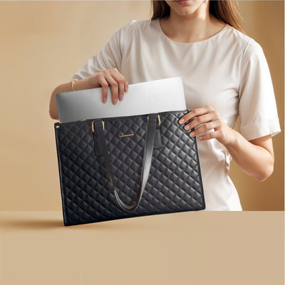 3-i-1 Læder Taske + Matchende Clutch (GAVE)