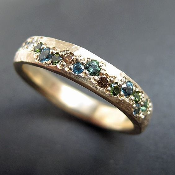 Vintage Guld Bunter Ring
