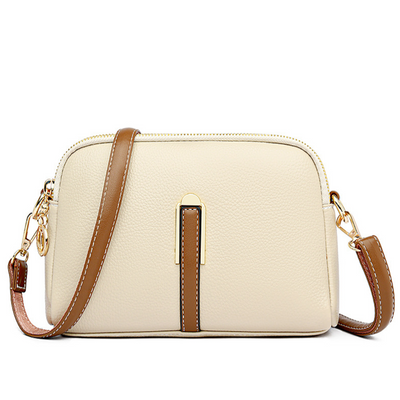 Mila Litchi Crossbody Taske med Prægning