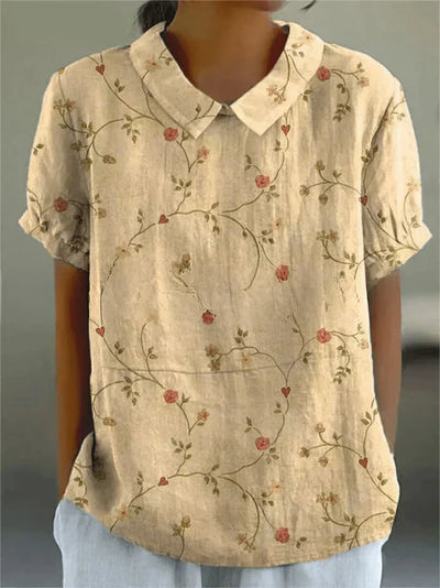 Inga | Stilfuld Casual Blomsterbluse