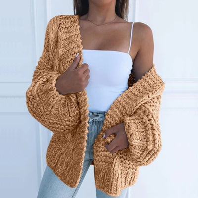 Oversized Strikjakke Til Sommeraftener
