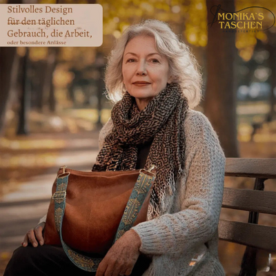 MONIKAS TASCHE - (Min favorit) - Skuldertaske med dekoration