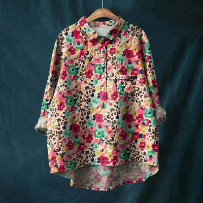 Elegant Blomstret Skjorte til Kvinder Liesa™ | Olsen & Olsen™ - DK