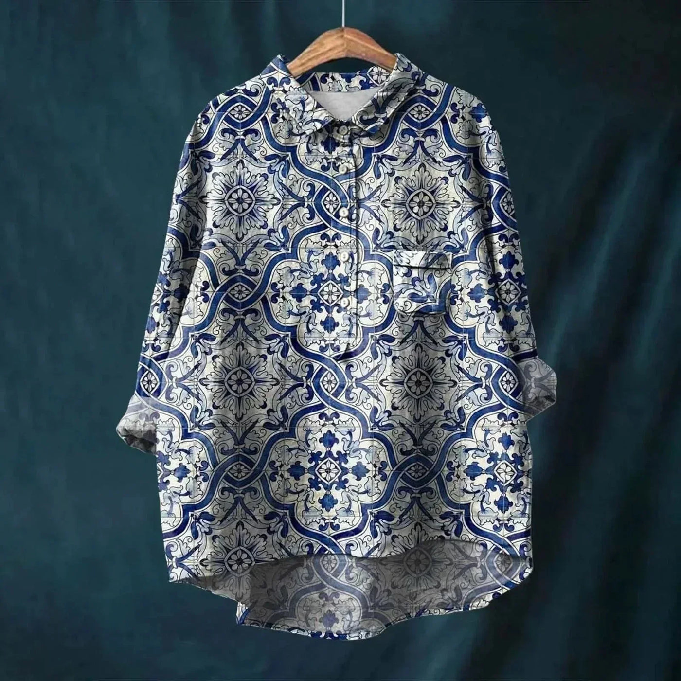 Elegant Blomstret Skjorte til Kvinder Liesa™ | Olsen & Olsen™ - DK