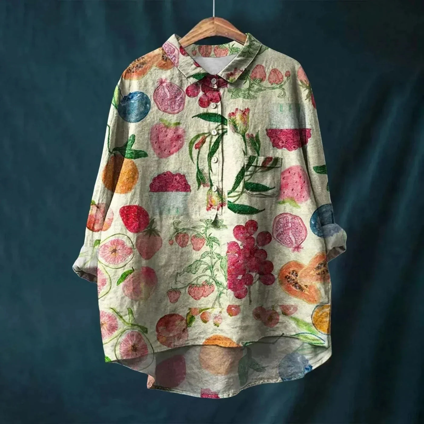 Elegant Blomstret Skjorte til Kvinder Liesa™ | Olsen & Olsen™ - DK