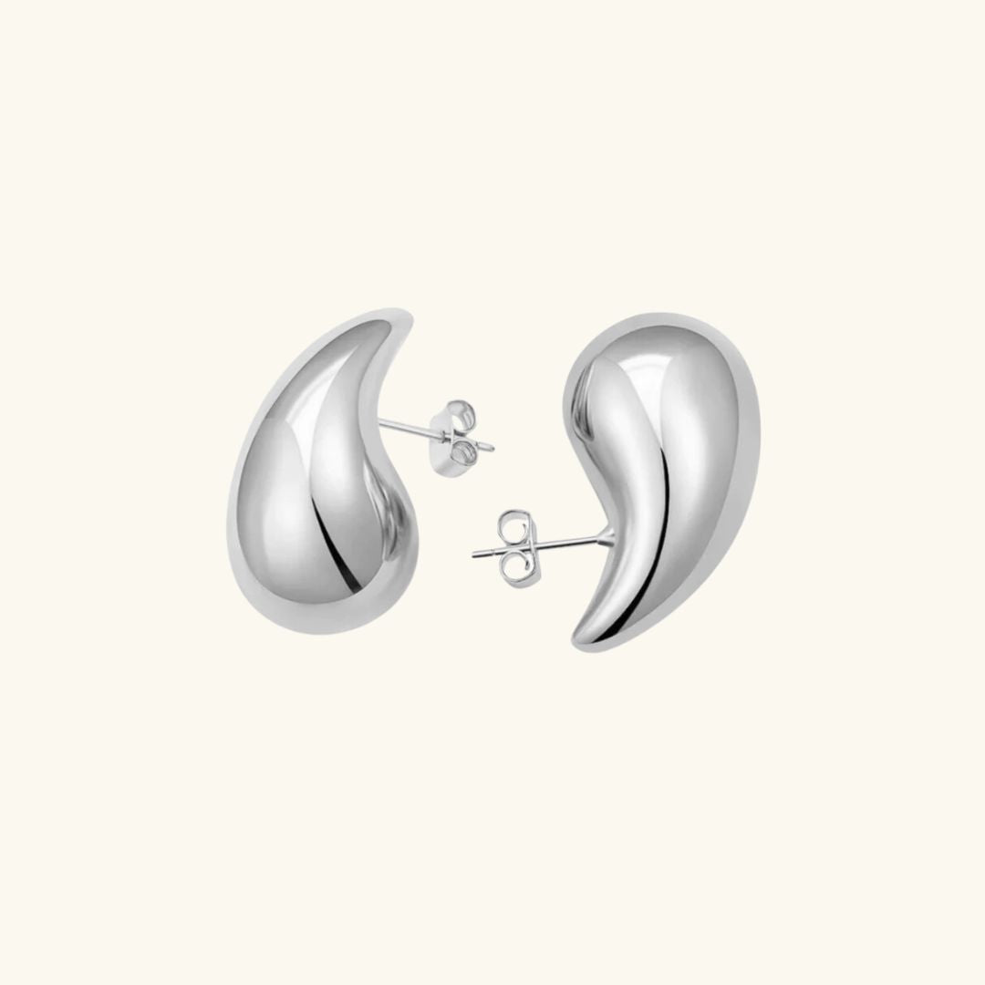 Teardrop Øreringe Sandra | 18k Guld