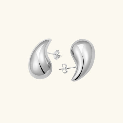Teardrop Øreringe Sandra | 18k Guld