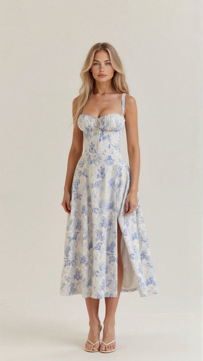 Ilona | Elegant Midi Kjole