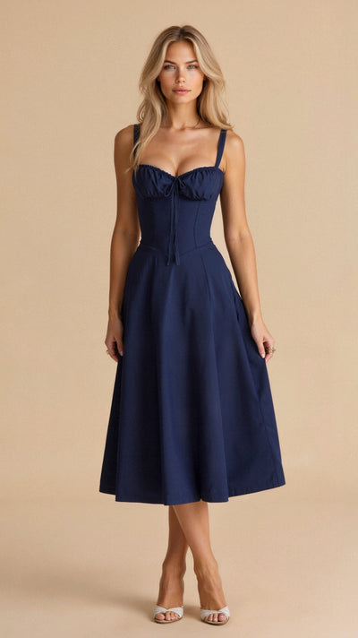 Ilona | Elegant Midi Kjole