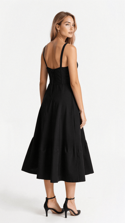 Ilona | Elegant Midi Kjole