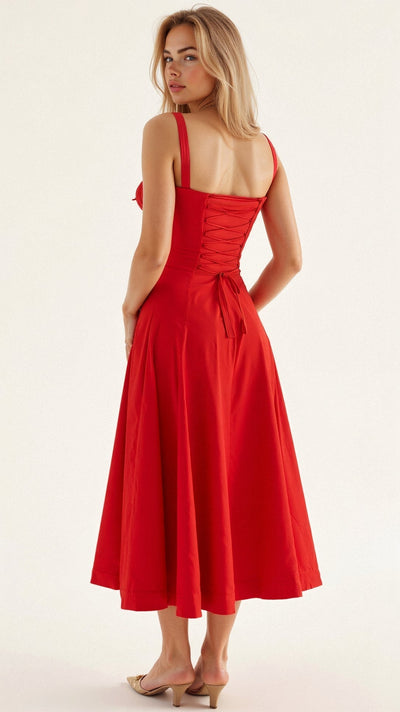 Ilona | Elegant Midi Kjole