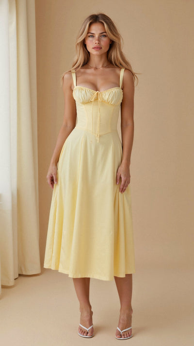 Ilona | Elegant Midi Kjole