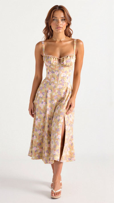 Ilona | Elegant Midi Kjole