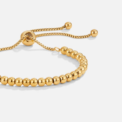 Nila Elegant guldarmbånd med perler | 18k Guld