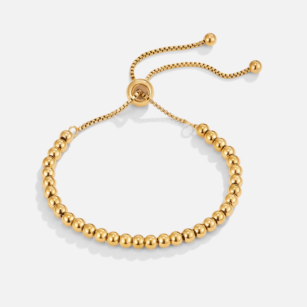 Nila Elegant guldarmbånd med perler | 18k Guld