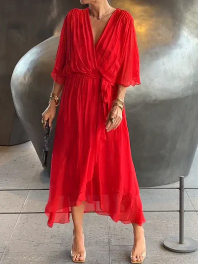 Berta | Flydende sommerkjole med feminint charme