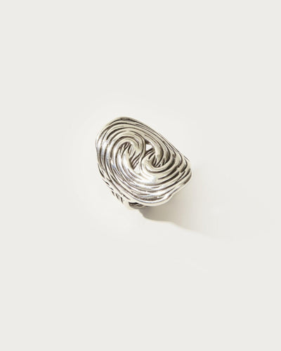 Sølv Swirl Ring