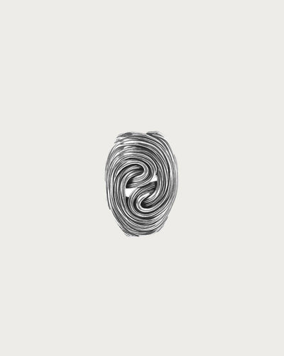 Sølv Swirl Ring