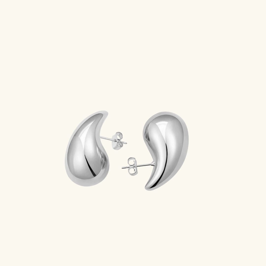 Teardrop Øreringe Sandra | 18k Guld