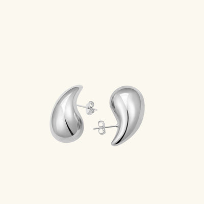 Teardrop Øreringe Sandra | 18k Guld