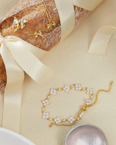 Sparkle Clover Armbånd