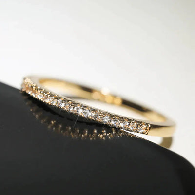 Palmina Verdalis Ring | Hvidguld