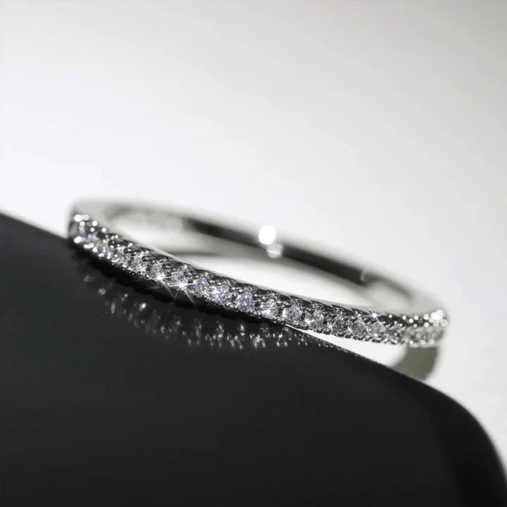 Palmina Verdalis Ring | Hvidguld