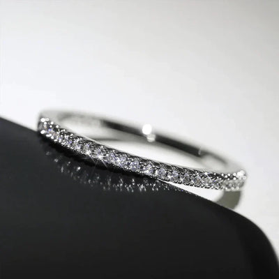 Palmina Verdalis Ring | Hvidguld