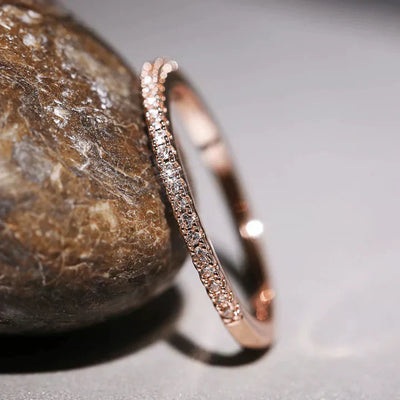 Palmina Verdalis Ring | Hvidguld