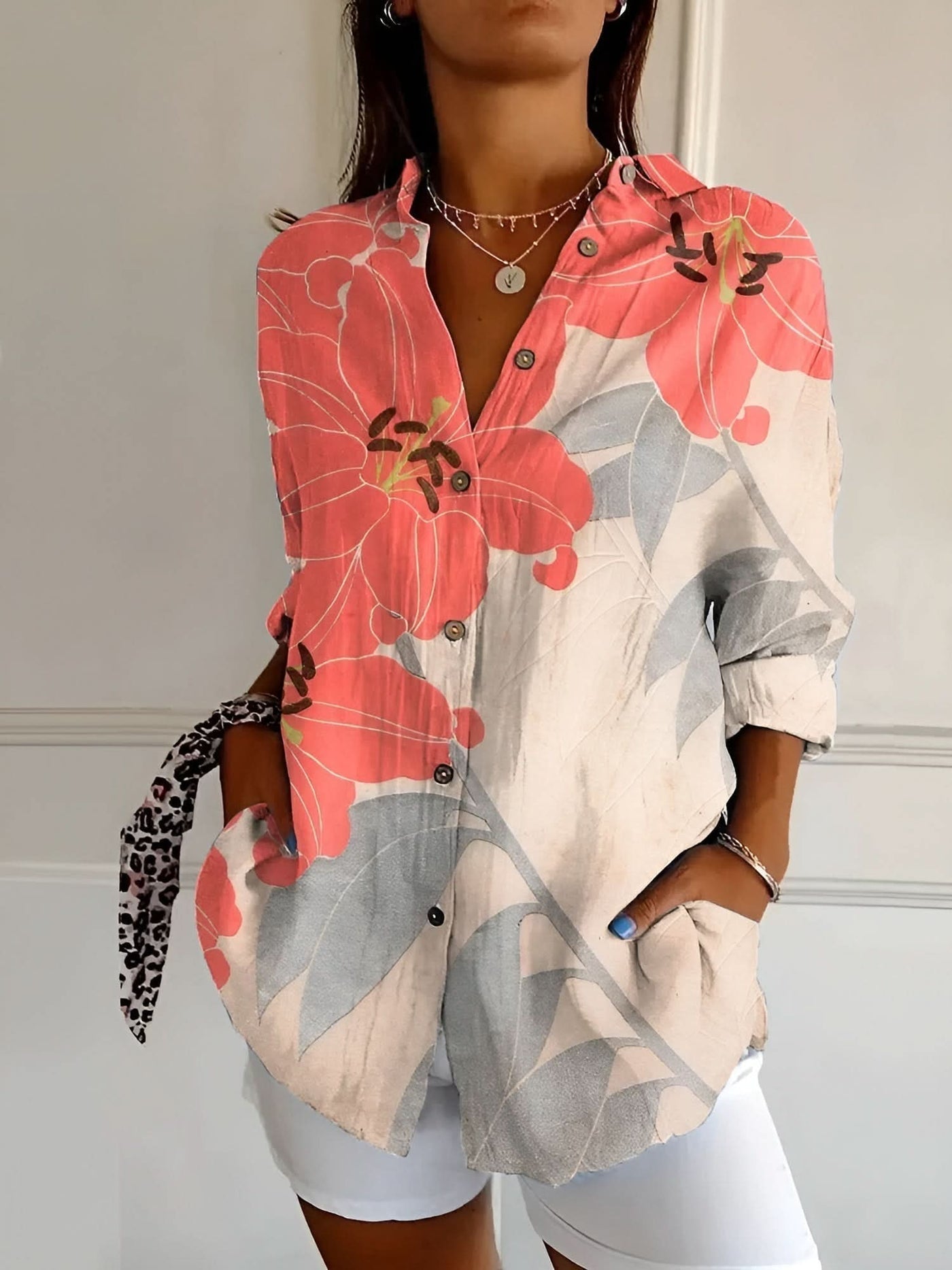 Amara™ Button-Up Skjorte | Elegance Uden Besvær™ - DK
