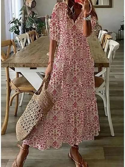 Dianna™ | Boho Kjole med Maven Dækket - DK