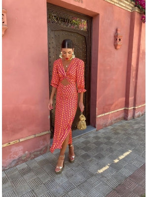 Juliana | Statement Kjole med Sommerdesign
