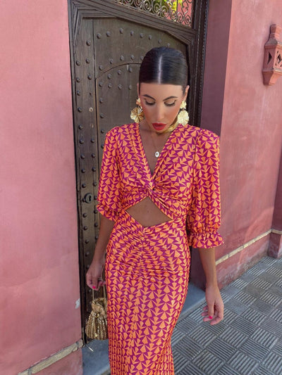 Juliana | Statement Kjole med Sommerdesign